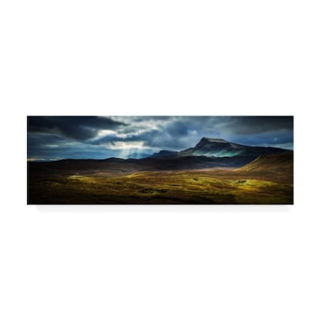 Lynne Douglas 'Quiraing Lightpools' Canvas Art,8x24